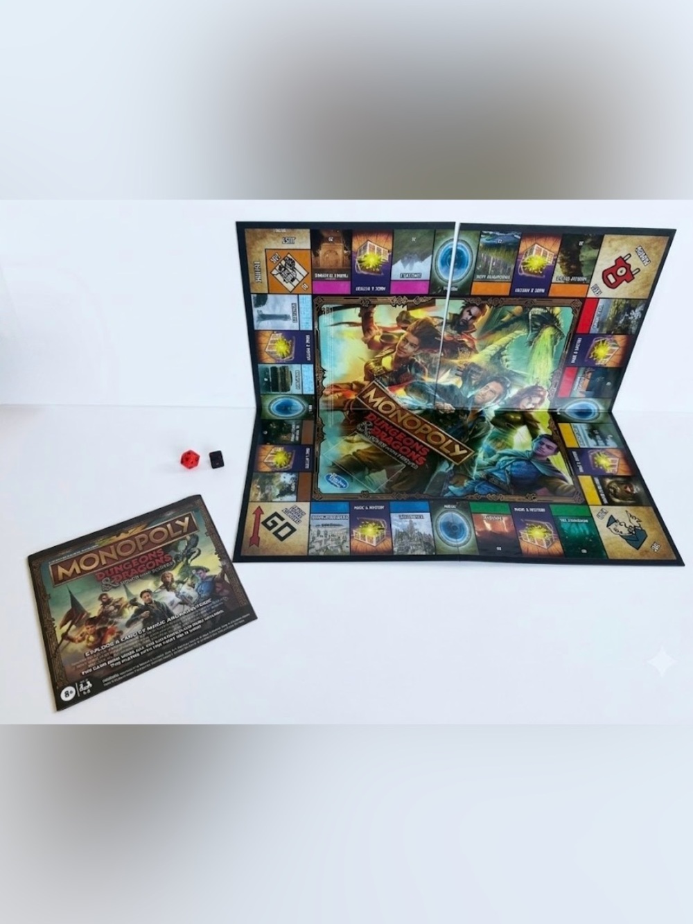 Monopoly Dungeons Dragons Honor Among Thieves Game Board Manual Replacement Die